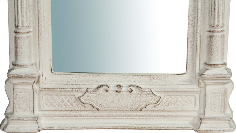 Biscottini-Specchiera-da-parete-in-legno-finitura-bianco-anticato-L23xPR3,5xH43-cm-Made-in-Italy