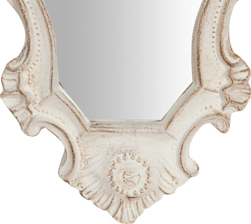 Biscottini-Specchiera-da-parete-in-legno-finitura-bianco-anticato-L25xPR2,5xH40-cm-Made-in-Italy