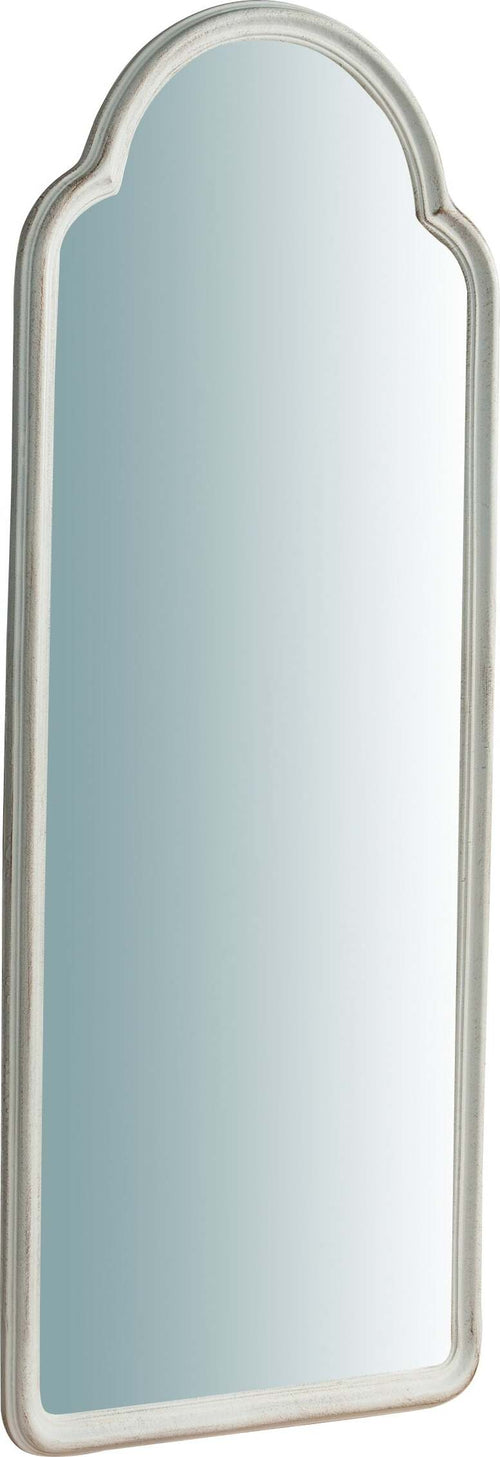 Biscottini-Specchiera-da-parete-in-legno-finitura-bianco-anticato-L40xPR3xH100-cm-Made-in-Italy