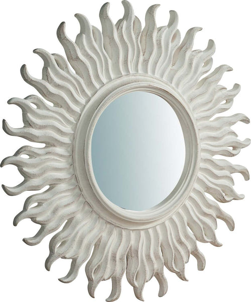 Biscottini-Specchiera-da-parete-in-legno-finitura-bianco-anticato-L46xPR4,5xH46-cm-Made-in-Italy