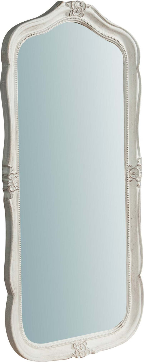 Biscottini-Specchiera-da-parete-in-legno-finitura-bianco-anticato-L47xPR4xH100-cm-Made-in-Italy