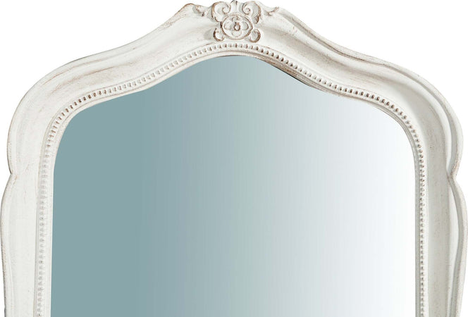 Biscottini-Specchiera-da-parete-in-legno-finitura-bianco-anticato-L47xPR4xH100-cm-Made-in-Italy