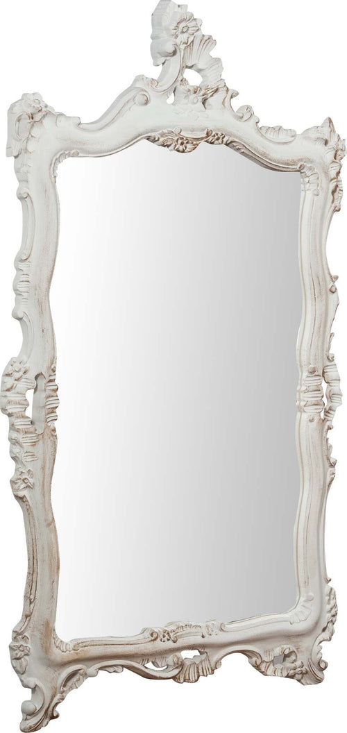 Biscottini-Specchiera-da-parete-in-legno-finitura-bianco-anticato-L66xPR7xH118-cm-Made-in-Italy