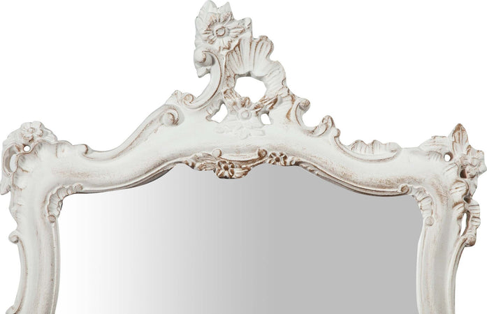 Biscottini-Specchiera-da-parete-in-legno-finitura-bianco-anticato-L66xPR7xH118-cm-Made-in-Italy