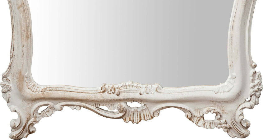 Biscottini-Specchiera-da-parete-in-legno-finitura-bianco-anticato-L66xPR7xH118-cm-Made-in-Italy