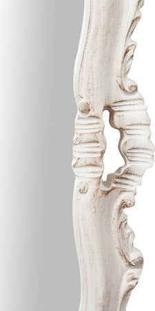 Biscottini-Specchiera-da-parete-in-legno-finitura-bianco-anticato-L66xPR7xH118-cm-Made-in-Italy