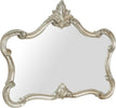 Biscottini-Specchiera-da-parete-in-legno-finitura-foglia-argento-anticato-Made-in-Italy