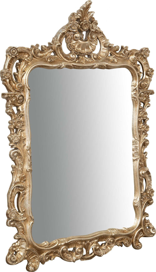 Biscottini-SPECCHIERA-DA-PARETE-IN-LEGNO-FINITURA-FOGLIA-ARGENTO-ANTICO-MADE-IN-ITALY
