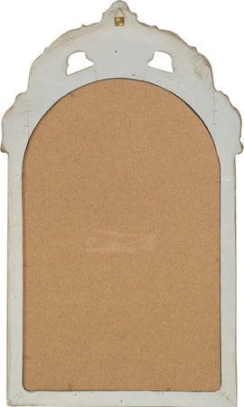 Biscottini-SPECCHIERA-DA-PARETE-IN-LEGNO-FINITURA-FOGLIA-ARGENTO-ANTICO-MADE-IN-ITALY
