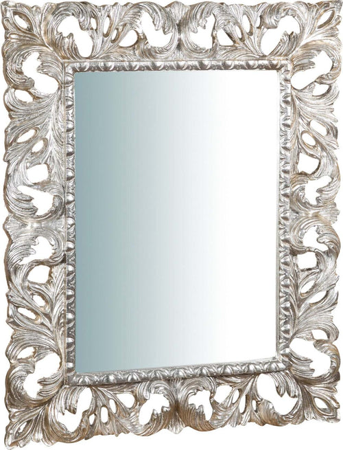 Biscottini-SPECCHIERA-DA-PARETE-IN-LEGNO-FINITURA-FOGLIA-ARGENTO-L82XPR6XH101-cm-Made-in-Italy