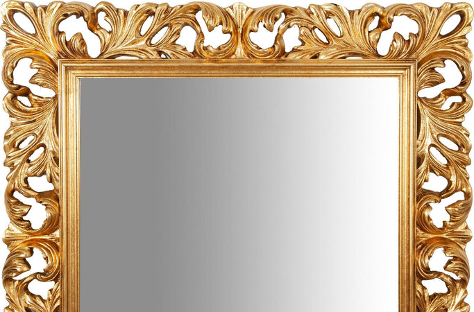 Biscottini-SPECCHIERA-DA-PARETE-IN-LEGNO-FINITURA-FOGLIA-FOGLIA-ORO-ANTICATO-MADE-IN-ITALY