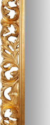 Biscottini-SPECCHIERA-DA-PARETE-IN-LEGNO-FINITURA-FOGLIA-FOGLIA-ORO-ANTICATO-MADE-IN-ITALY
