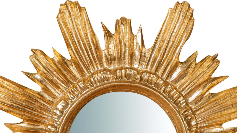Biscottini-Specchiera-da-parete-in-legno-finitura-foglia-oro-anticato-L43xPR4xH43-cm-Made-in-Italy