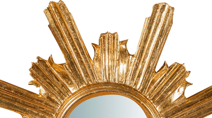 Biscottini-Specchiera-da-parete-in-legno-finitura-foglia-oro-anticato-L60xPR4xH60-cm-Made-in-Italy