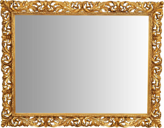 Biscottini-SPECCHIERA-DA-PARETE-IN-LEGNO-FINITURA-FOGLIA-ORO-ANTICATO-MADE-IN-ITALY