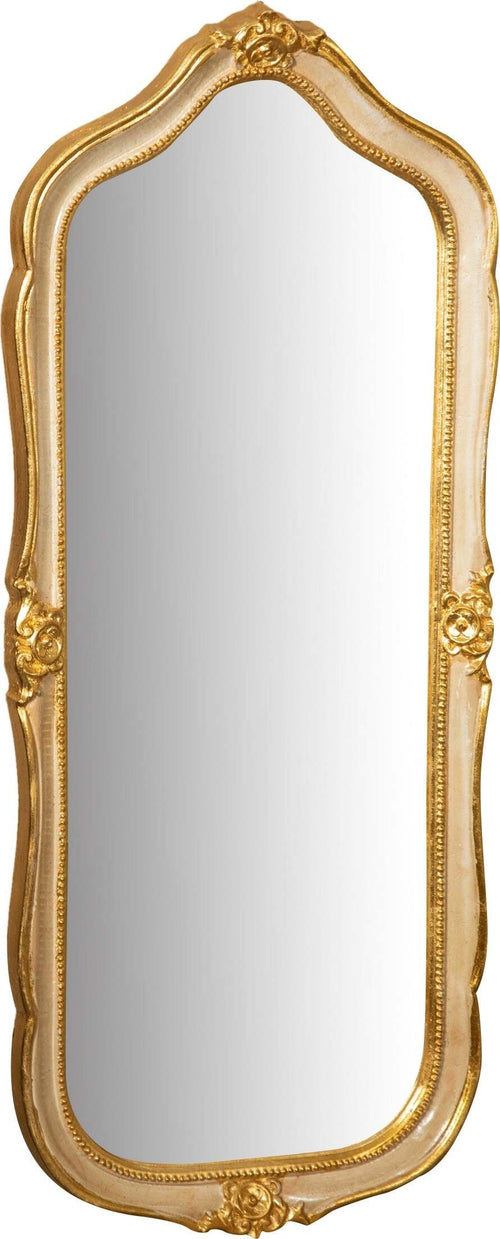 Biscottini-SPECCHIERA-DA-PARETE-IN-LEGNO-FINITURA-FOGLIA-ORO-E-AVORIO-MADE-IN-ITALY