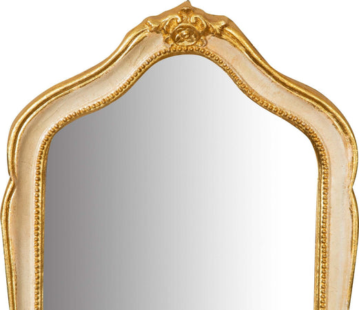 Biscottini-SPECCHIERA-DA-PARETE-IN-LEGNO-FINITURA-FOGLIA-ORO-E-AVORIO-MADE-IN-ITALY