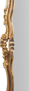 Biscottini-Specchiera-da-parete-in-legno-finitura-foglia-oro-ossidato-anticato-L68XPR7,5XH122-cm-Made-in-Italy
