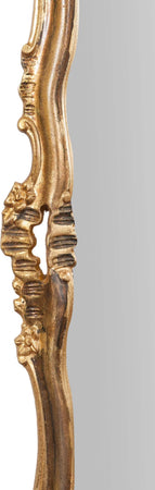 Biscottini-Specchiera-da-parete-in-legno-finitura-foglia-oro-ossidato-anticato-L68XPR7,5XH122-cm-Made-in-Italy