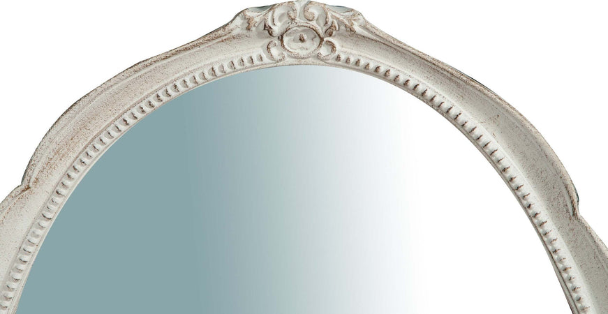 Biscottini-Specchiera-da-parete-verticale/orizzontale-in-legno-finitura-bianca-anticata-L43xPR3,5xH61-cm-Made-in-Italy