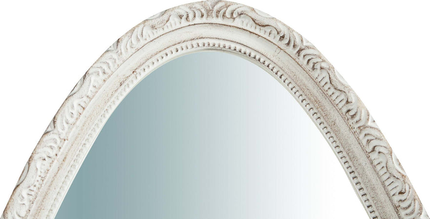 Biscottini-Specchiera-da-parete-verticale/orizzontale-in-legno-finitura-bianco-anticato-L52xPR4,5xH133-cm-Made-in-Italy