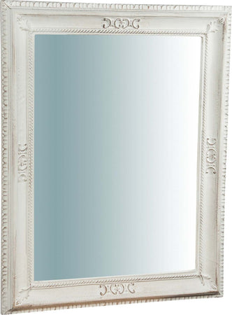 Biscottini-Specchiera-da-parete-verticale/orizzontale-in-legno-finitura-bianco-anticato-L67xPR4,5xH87-cm-Made-in-Italy