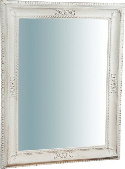 Biscottini-Specchiera-da-parete-verticale/orizzontale-in-legno-finitura-bianco-anticato-L67xPR4,5xH87-cm-Made-in-Italy