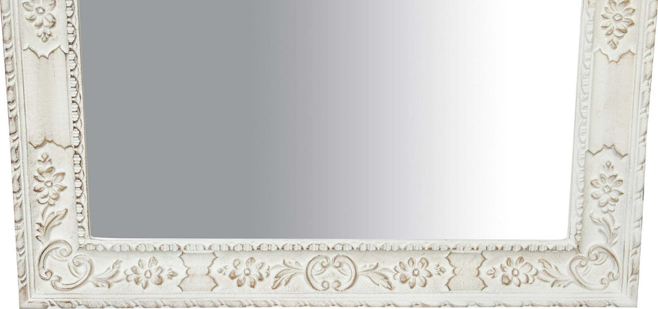 Biscottini-SPECCHIERA-DA-PARETE-VERTICALE/ORIZZONTALE-IN-LEGNO-FINITURA-BIANCO-ANTICATO-RETTANGOLARE-MADE-IN-ITALY