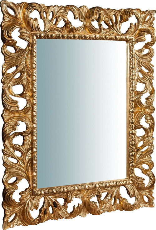 Biscottini-Specchiera-da-parete-verticale/orizzontale-in-legno-finitura-foglia-oro-anticato-L82xPR6xH101-cm-Made-in-Italy