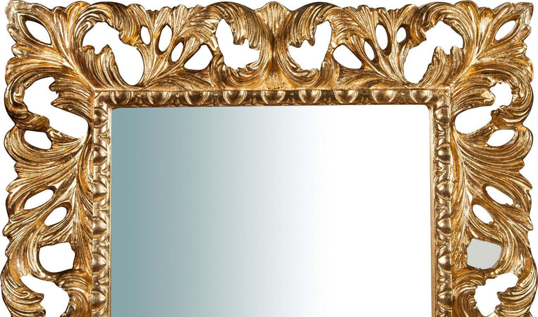 Biscottini-Specchiera-da-parete-verticale/orizzontale-in-legno-finitura-foglia-oro-anticato-L82xPR6xH101-cm-Made-in-Italy