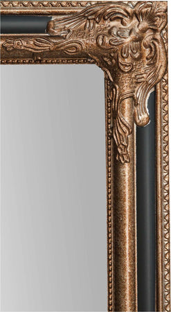 Biscottini-Specchiera-da-terra-L40xPR4xH170-cm-finitura-argento-e-nero-anticato.