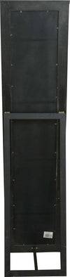 Biscottini-Specchiera-da-terra-L40xPR4xH170-cm-finitura-argento-e-nero-anticato.