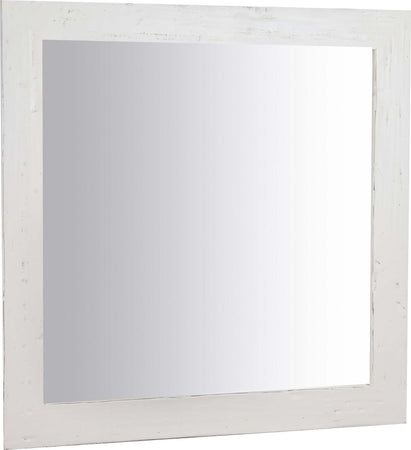 Biscottini-Specchiera-quadrata-a-muro-in-legno-massello-di-tiglio-finitura-bianca-anticata-L100xPR3xH100-cm-Made-in-Italy
