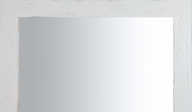 Biscottini-Specchiera-quadrata-a-muro-in-legno-massello-di-tiglio-finitura-bianca-anticata-L100xPR3xH100-cm-Made-in-Italy