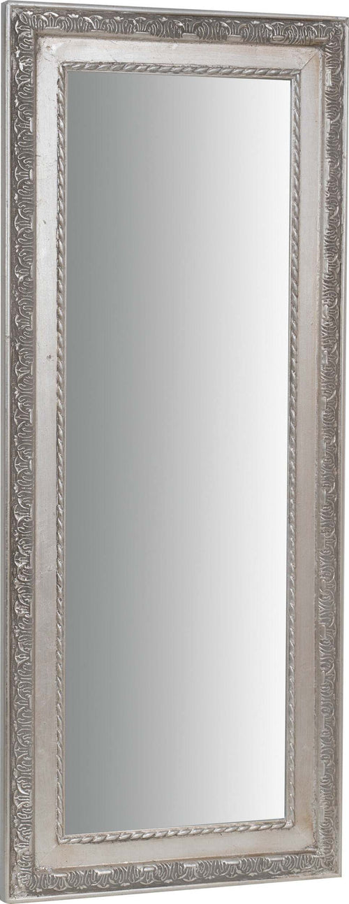 Biscottini-Specchio-Specchiera-da-parete-e-appendere-verticale/orizzontale-L35xPR4xH82-cm-finitura-foglia-argento-anticato.
