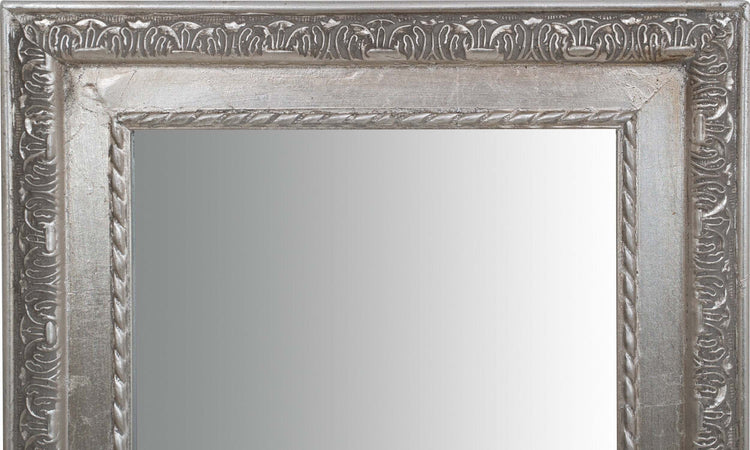 Biscottini-Specchio-Specchiera-da-parete-e-appendere-verticale/orizzontale-L35xPR4xH82-cm-finitura-foglia-argento-anticato.