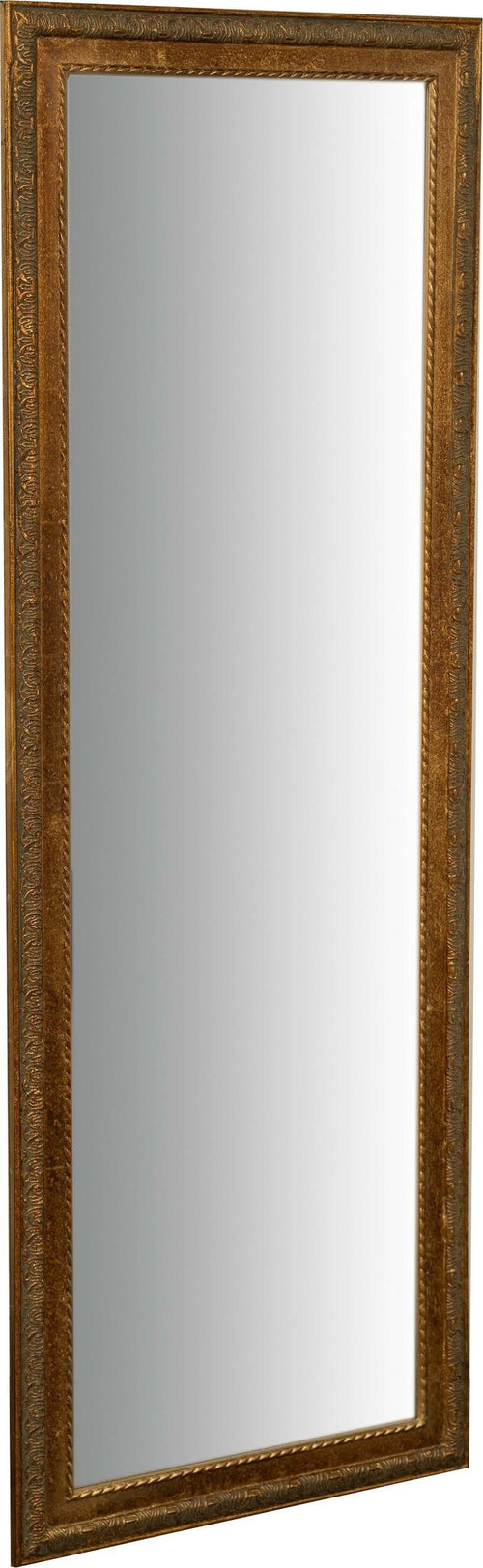Biscottini-Specchio-Specchiera-da-parete-e-appendere-verticale/orizzontale-L50xPR4xH140-cm-finitura-foglia-oro-anticato