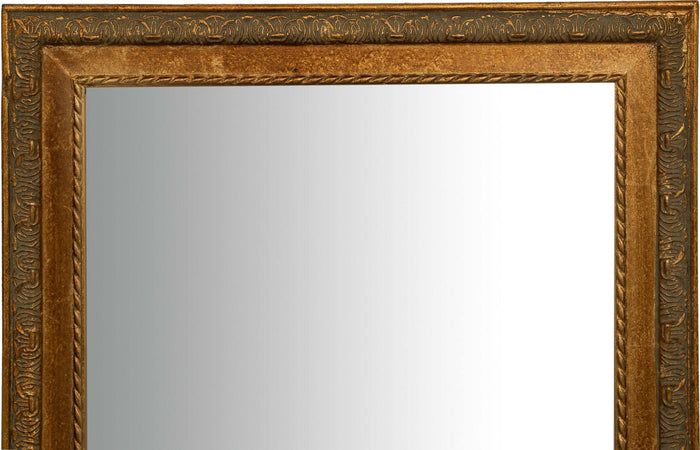 Biscottini-Specchio-Specchiera-da-parete-e-appendere-verticale/orizzontale-L50xPR4xH140-cm-finitura-foglia-oro-anticato