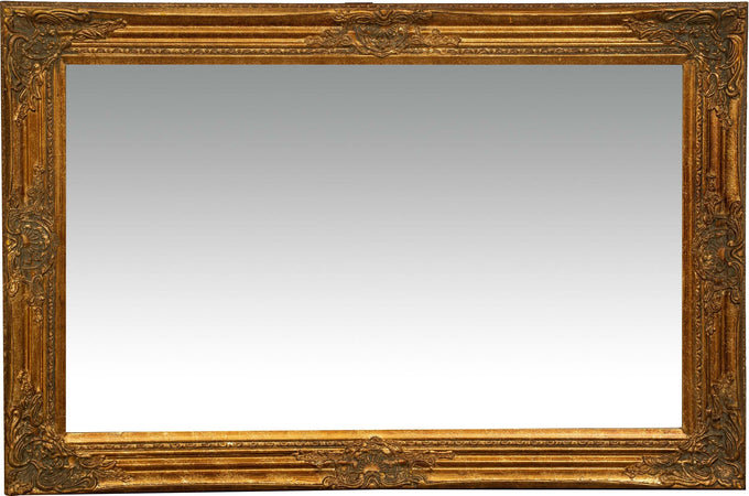 Biscottini-Specchio-Specchiera-da-parete-e-appendere-verticale/orizzontale-L60xPR4xH90-cm-finitura-foglia-oro-anticato
