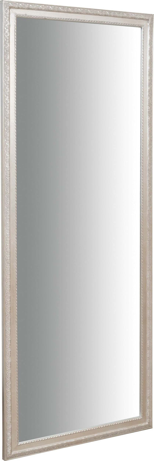 Biscottini-Specchio-Specchiera-da-parete-e-appendere-verticale/orizzontale-L72xPR4xH180-cm-finitura-foglia-argento-anticato