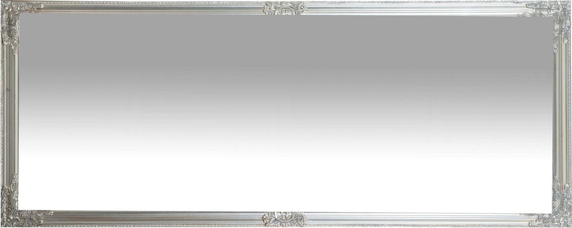 Biscottini-Specchio-Specchiera-da-parete-e-appendere-verticale/orizzontale-L72xPR4xH180-cm-finitura-foglia-argento-anticato.