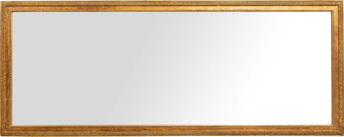 Biscottini-Specchio-Specchiera-da-parete-e-appendere-verticale/orizzontale-L72xPR4xH180-cm-finitura-foglia-oro-anticata.