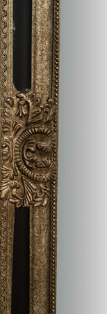 Biscottini-Specchio-Specchiera-Impero-da-parete-e-appendere-verticale/orizzontale-L60xPR4xH90-cm-finitura-argento-e-nero-anticato