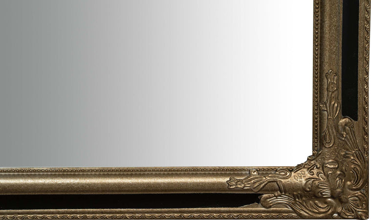 Biscottini-Specchio-Specchiera-Impero-da-parete-e-appendere-verticale/orizzontale-L72xPR4xH180-cm-finitura-argento-e-nero-anticato