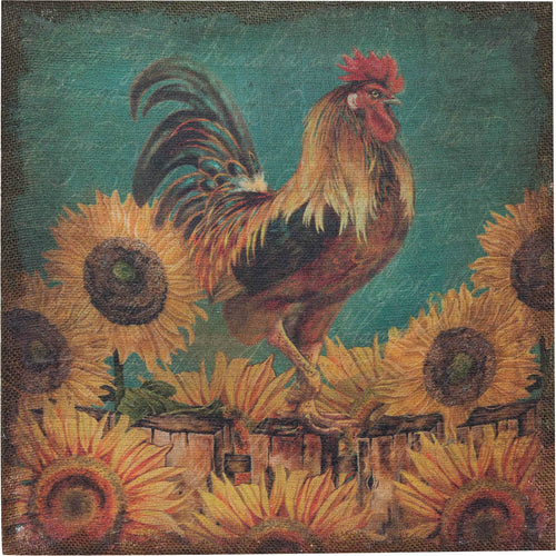 Biscottini-Stampa-'GALLO'-su-tela-in-juta-grezza-anticata