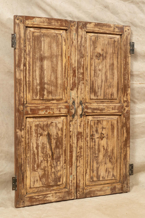Biscottini-Tapparella-/-scurino-in-legno-massello-di-teak,-articolo-antico-perfettamente-restaurato