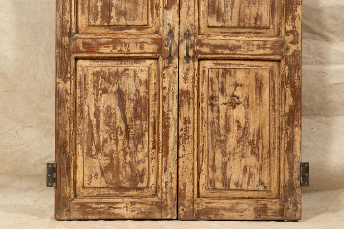 Biscottini-Tapparella-/-scurino-in-legno-massello-di-teak,-articolo-antico-perfettamente-restaurato