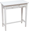 Biscottini-Tavolino-consolle-Country-in-legno-massello-di-tiglio-finitura-bianca-anticata-L73xPR36xH75-cm.-Made-in-Italy