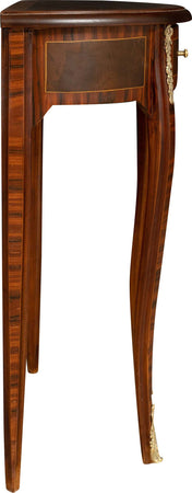 Biscottini-Tavolino-Consolle-in-legno-impiallacciato-noce-arricchito-con-particolari-intarsi-fatti-a-mano-e-decori-in-bronzo