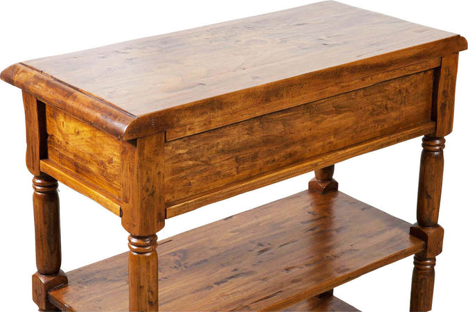 Biscottini-Tavolino-Country-in-legno-massello-di-tiglio-finitura-noce-L80xPR38xH80-cm.-Made-in-Italy